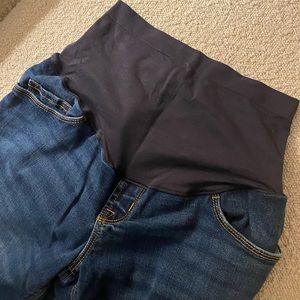 Maternity jeans with full panel